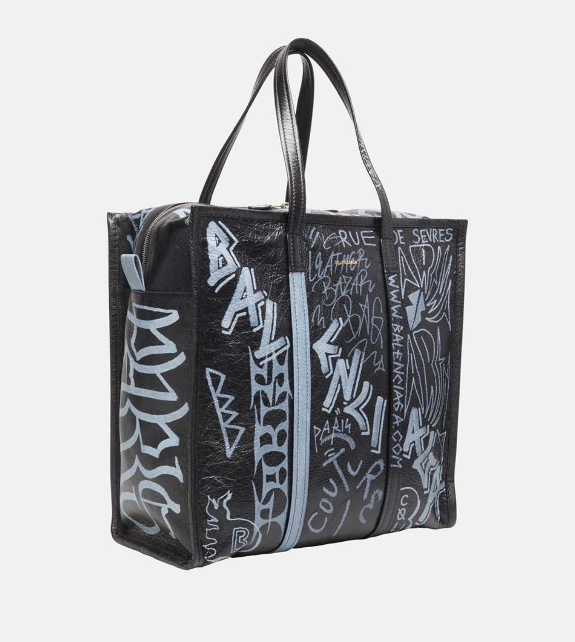 Leder-Tote Bag Balenciaga