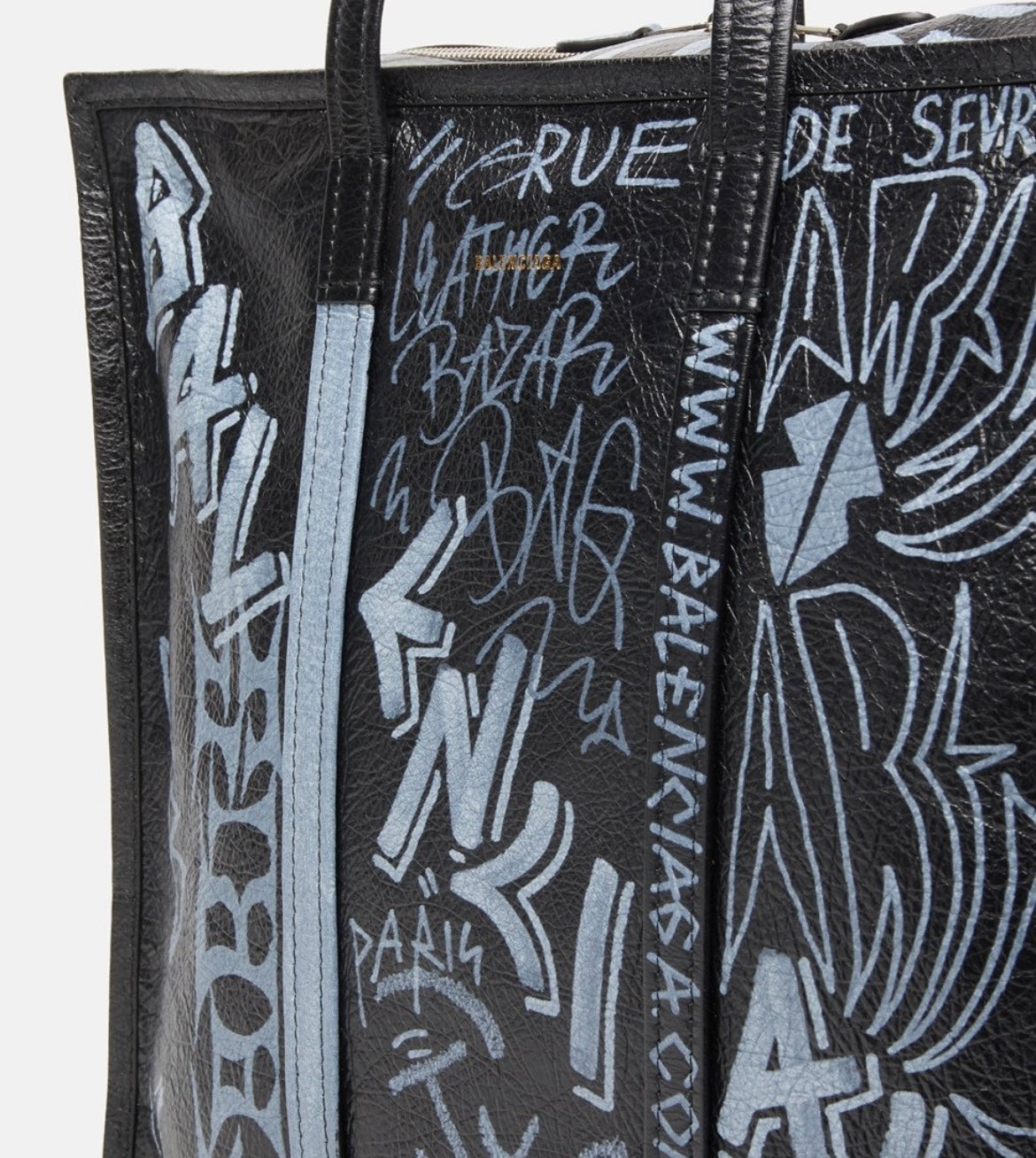 Leder-Tote Bag Balenciaga
