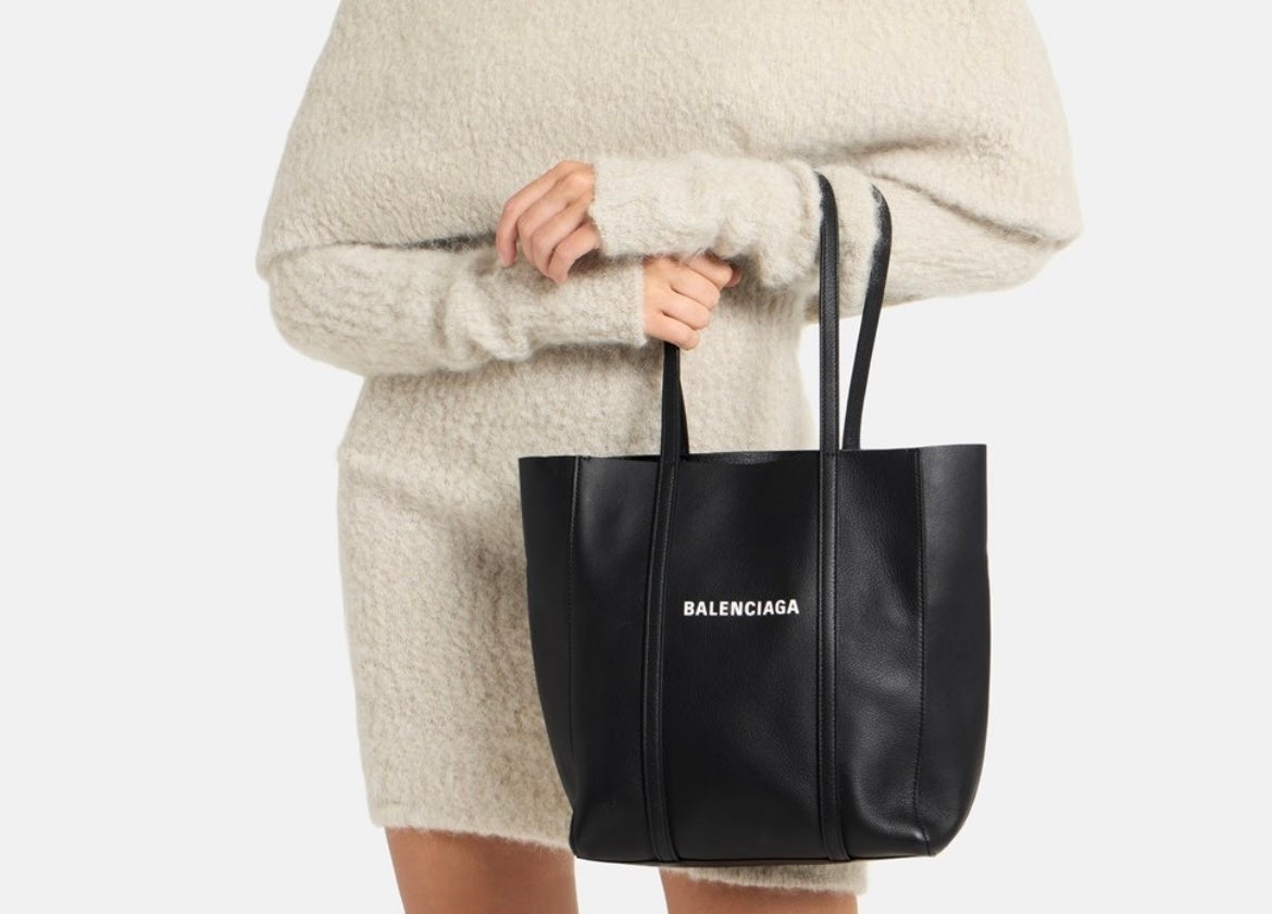 Leder-Tote Bag - Balenciaga